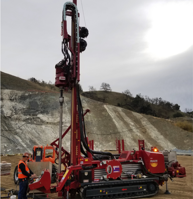 Sonic Drill – Track Mounted